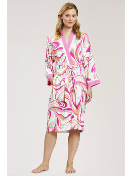 Louis Feraud Pink Couture Robe